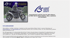 Desktop Screenshot of lederwerkstatt.biz