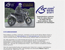 Tablet Screenshot of lederwerkstatt.biz